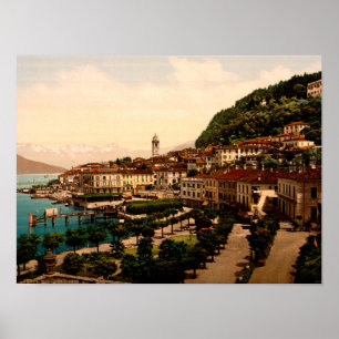 Affiche Lac Bellagio de Côme Italie