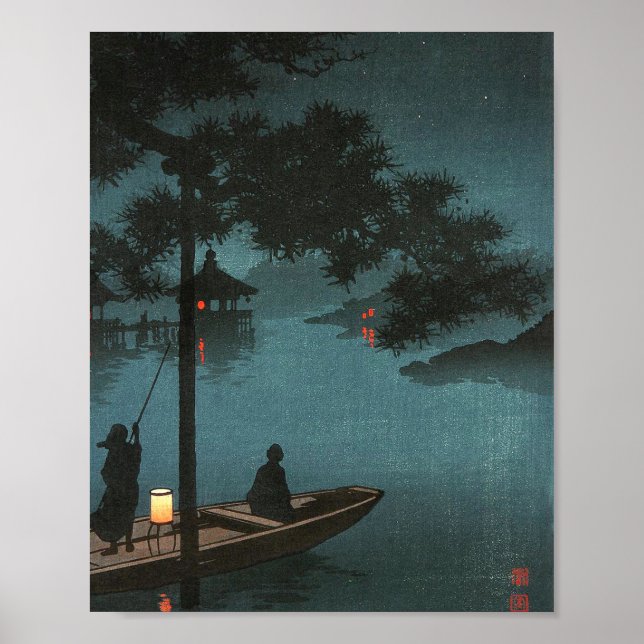 Affiche Lac Biwa - Koho Shoda (Devant)