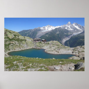 Affiche Lac Blanc Chamonix
