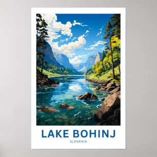 Affiche Lac Bohinj Slovénie Imprimer Voyage
