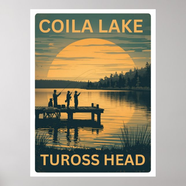 Affiche Lac Coila, Tuross Head, NSW (Devant)