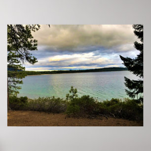 Affiche Lac Crescent, Oregon