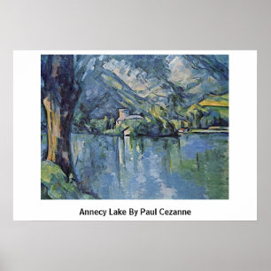 Affiche Lac D'Annecy Par Paul Cezanne