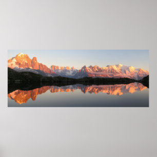 Affiche Lac de Cheserys reflection
