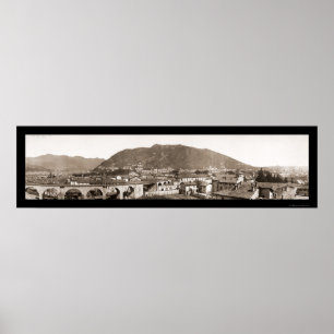 Affiche Lac de Côme, Italie Photo 1910