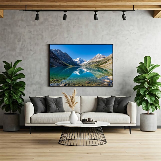 Affiche Lac de montagne alpin serein (Créateur téléchargé)