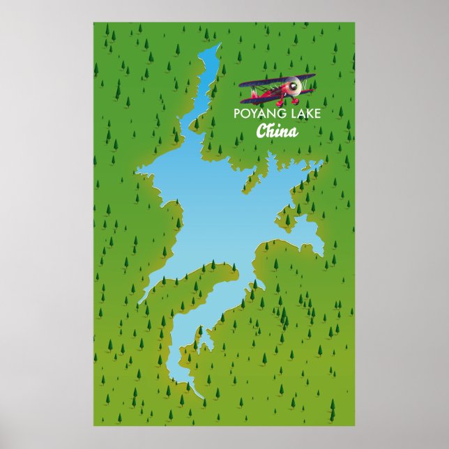 Affiche Lac de Poyang (Devant)