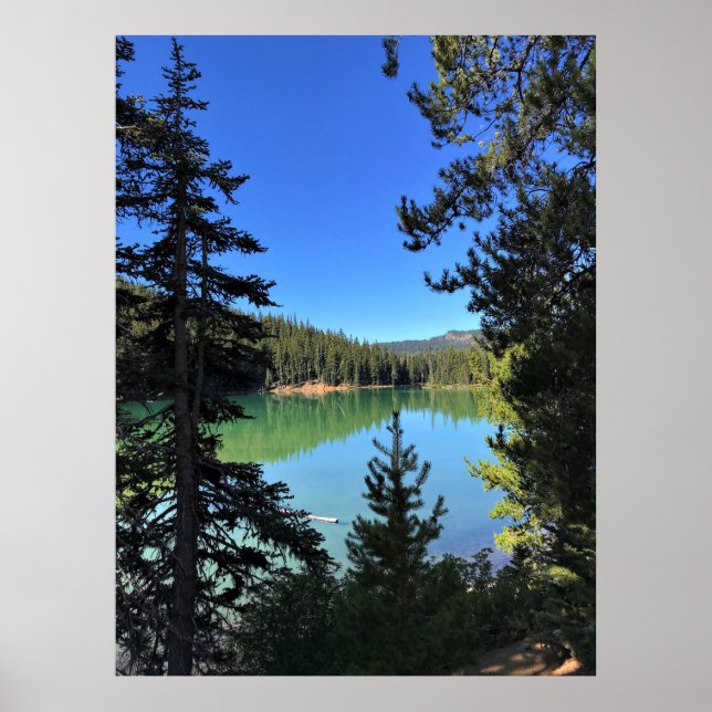 Affiche Lac Devil, Oregon (Devant)