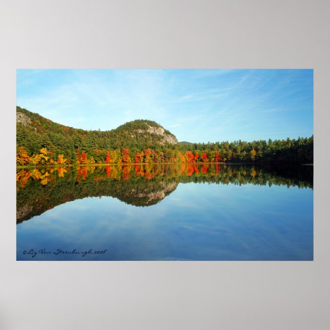 Affiche Lac Echo, New Hampshire (Devant)