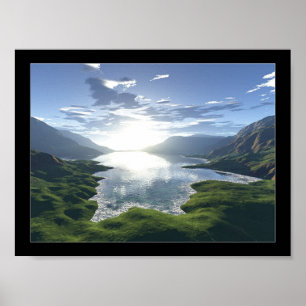Affiche Lac écumeux