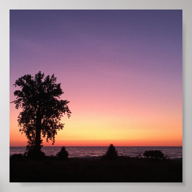 Affiche lac erie (Devant)