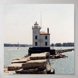 Affiche Lac Erie Lighthouse