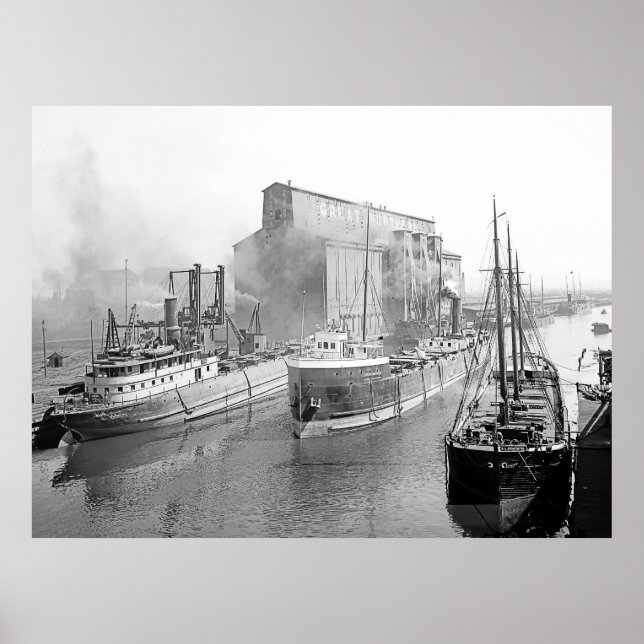 Affiche Lac Freighters (Devant)