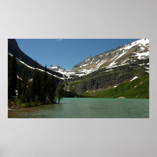 Affiche Lac Grinnell au Parc national de Glacier (Devant)