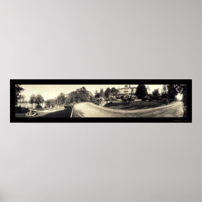 Affiche Lac Hopatcong Breslin Photo 1913 (Devant)