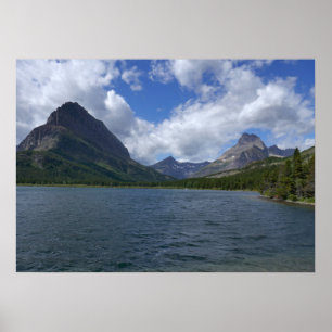 Affiche Lac Josephine au Glacier National Park