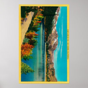 Affiche Lac june dans le haut comté de SierraMono, CA
