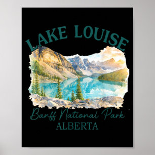 Affiche Lac Louise Alberta Parc national de Banff Canada
