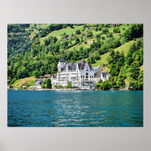 Affiche Lac Lucerne, Suisse