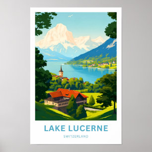 Affiche Lac Lucerne Suisse Imprimer