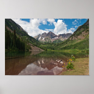 Affiche Lac marron