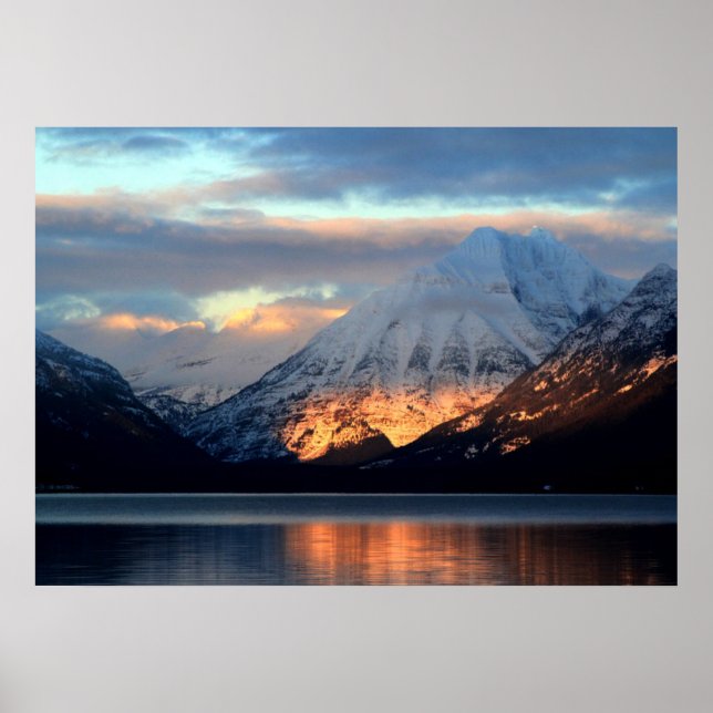 Affiche Lac McDonald, Glacier National Park (Devant)