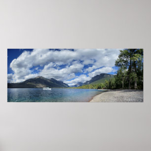 Affiche Lac McDonald - parc national de glacier