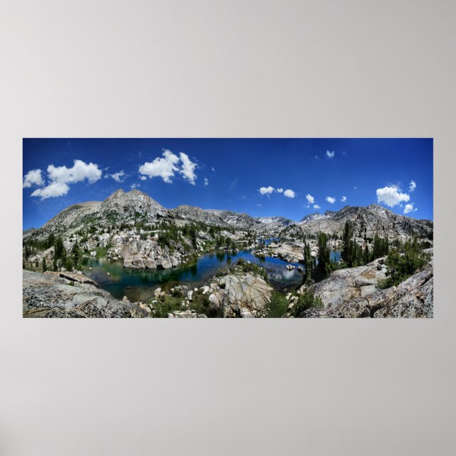 Affiche Lac Medley - Sierra (Devant)