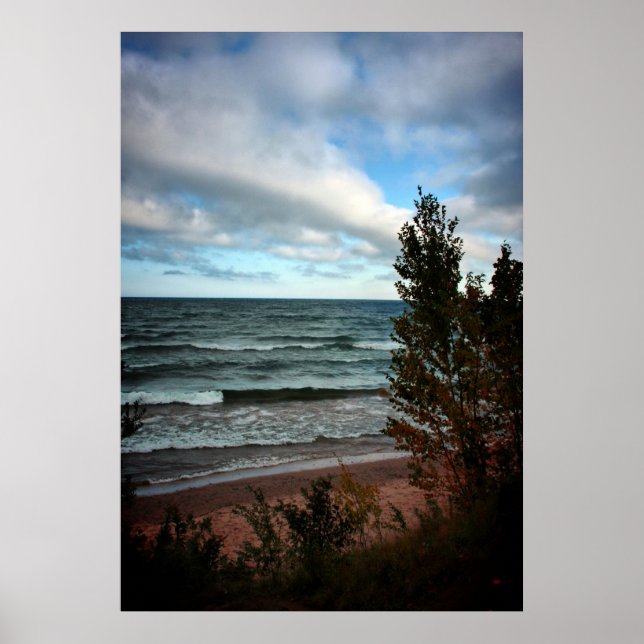 Affiche Lac Michigan - St. Ignace, MI (Devant)