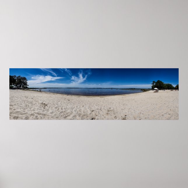 Affiche Lac Minneola, Clermont, Floride (Devant)