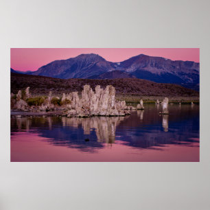 Affiche Lac Mono spectaculaire dans l'ombre