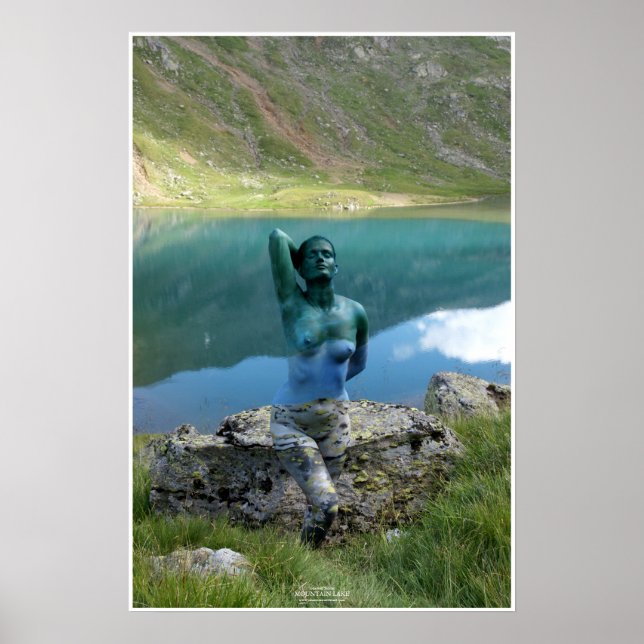 Affiche Lac Mountain par Johannes Stötter (Devant)