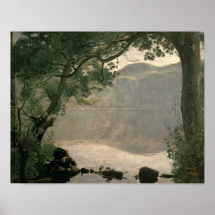 Affiche Lac Nemi, 1843