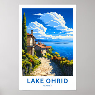 Affiche Lac Ohrid Albanie Imprimer