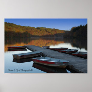 Affiche Lac orchard de prune par karma et effet
