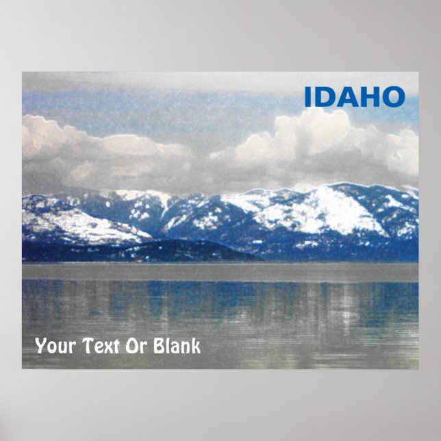 Affiche Lac Pend Oreille Winter (Devant)