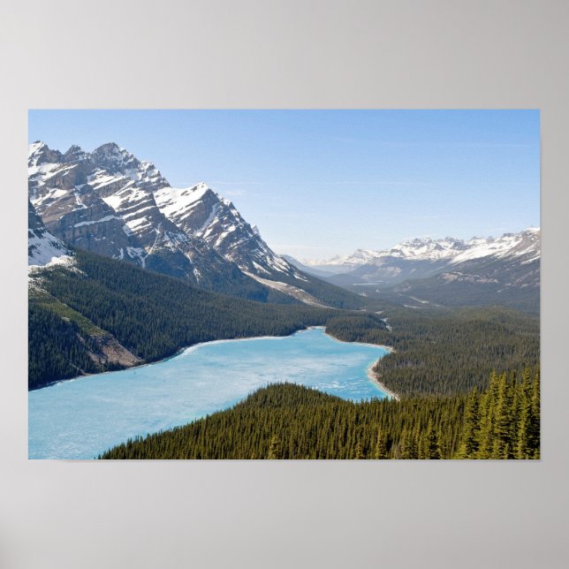 Affiche Lac Peyto - Parc national Banff, Alberta, Canada (Devant)