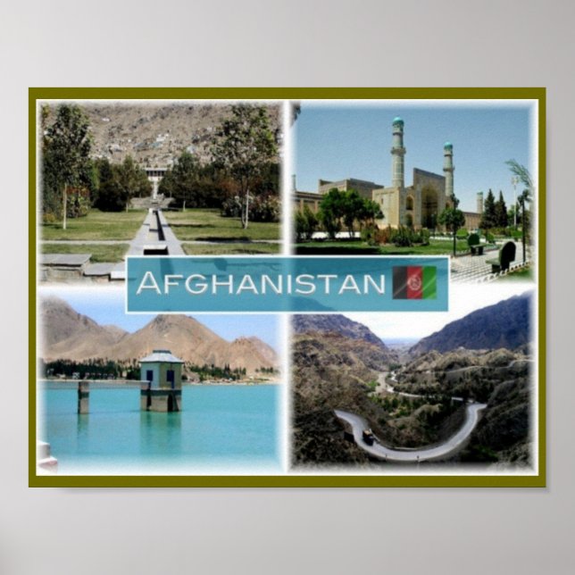 Affiche Lac Qargha - Babur Garden (Devant)