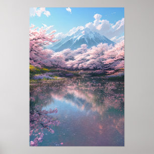 Affiche Lac Sakura