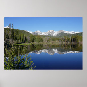 Affiche Lac Sprague I dans le parc national de Rocky Mount
