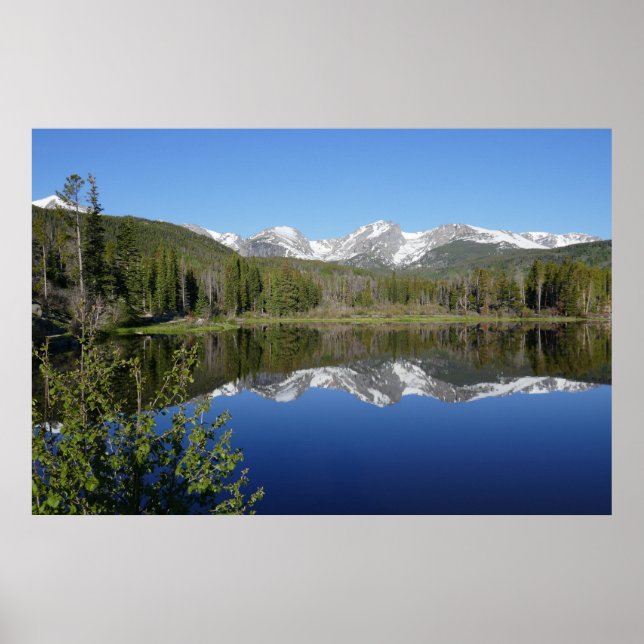 Affiche Lac Sprague I dans le parc national de Rocky Mount (Devant)