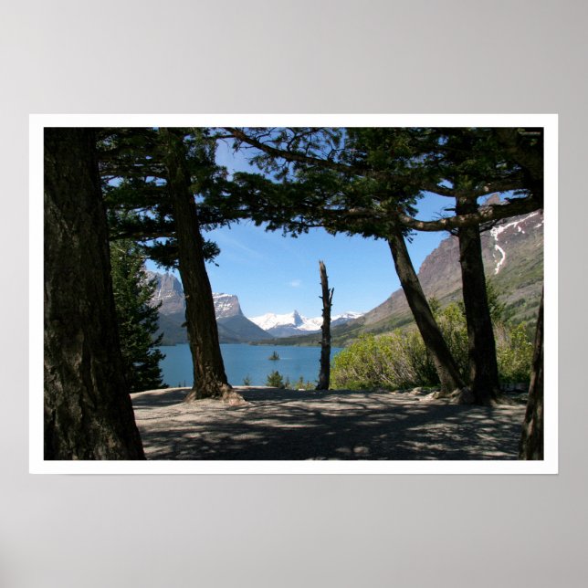 Affiche Lac St. Mary, Parc national des Glaciers (Devant)