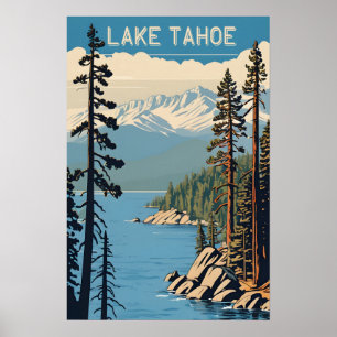 Affiche Lac Tahoe