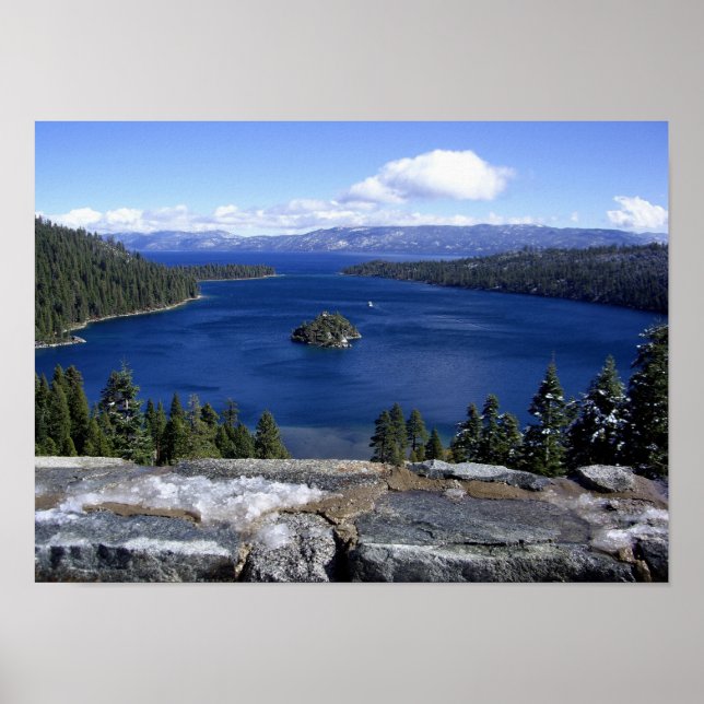 Affiche Lac Tahoe Emerald Bay (Devant)