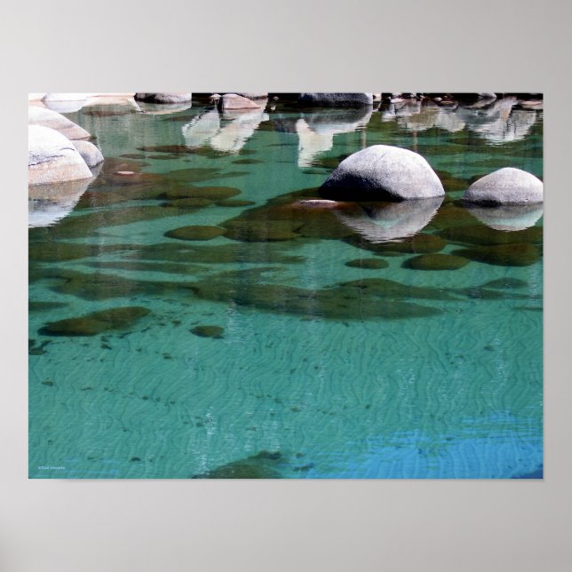 Affiche Lac Tahoe Sable Ripples 2 (Devant)