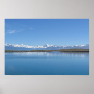 Affiche Lac Tekapo, Nouvelle-Zélande