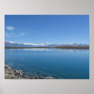 Affiche Lac Tekapo, Nouvelle-Zélande