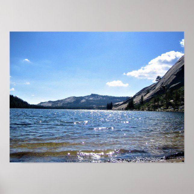 Affiche Lac Tenaya, Parc national de Yosemite, CA (Devant)