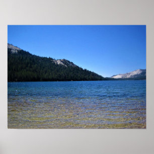 Affiche Lac Tenaya, prairies Tuolumne, Yosemite, CA