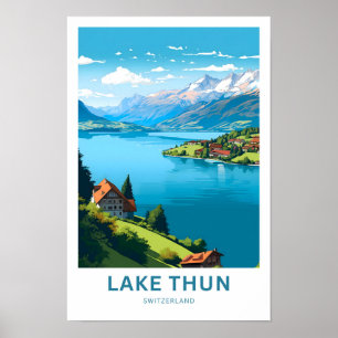 Affiche Lac Thun Suisse Imprimer